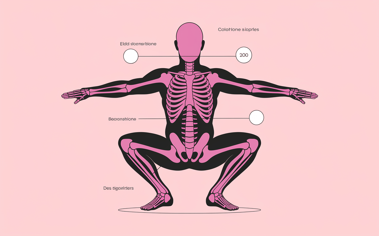 comment bien faire des squats posture alignée colonne genoux pieds