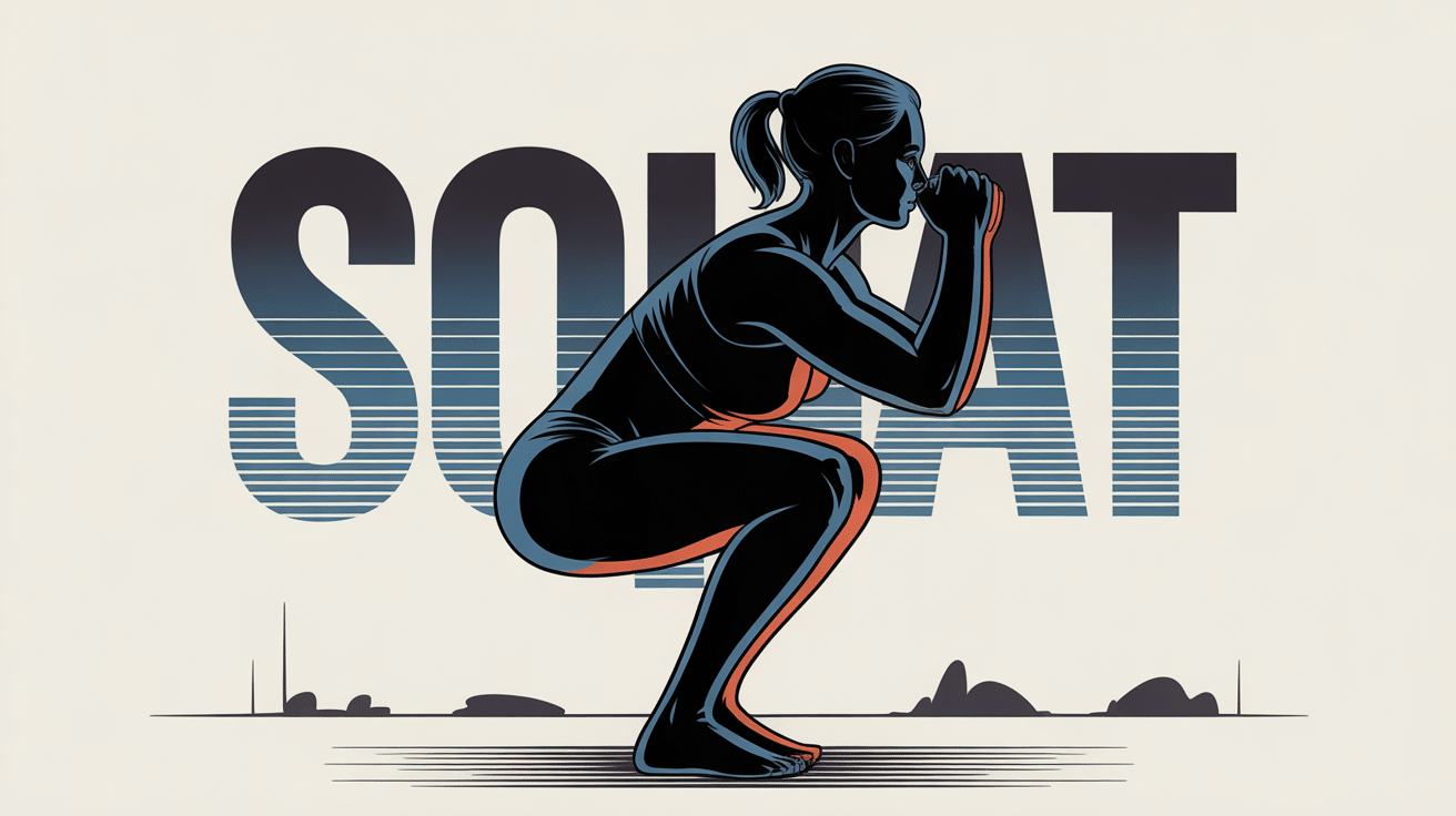 comment bien faire des squats silhouette profil squat moderne