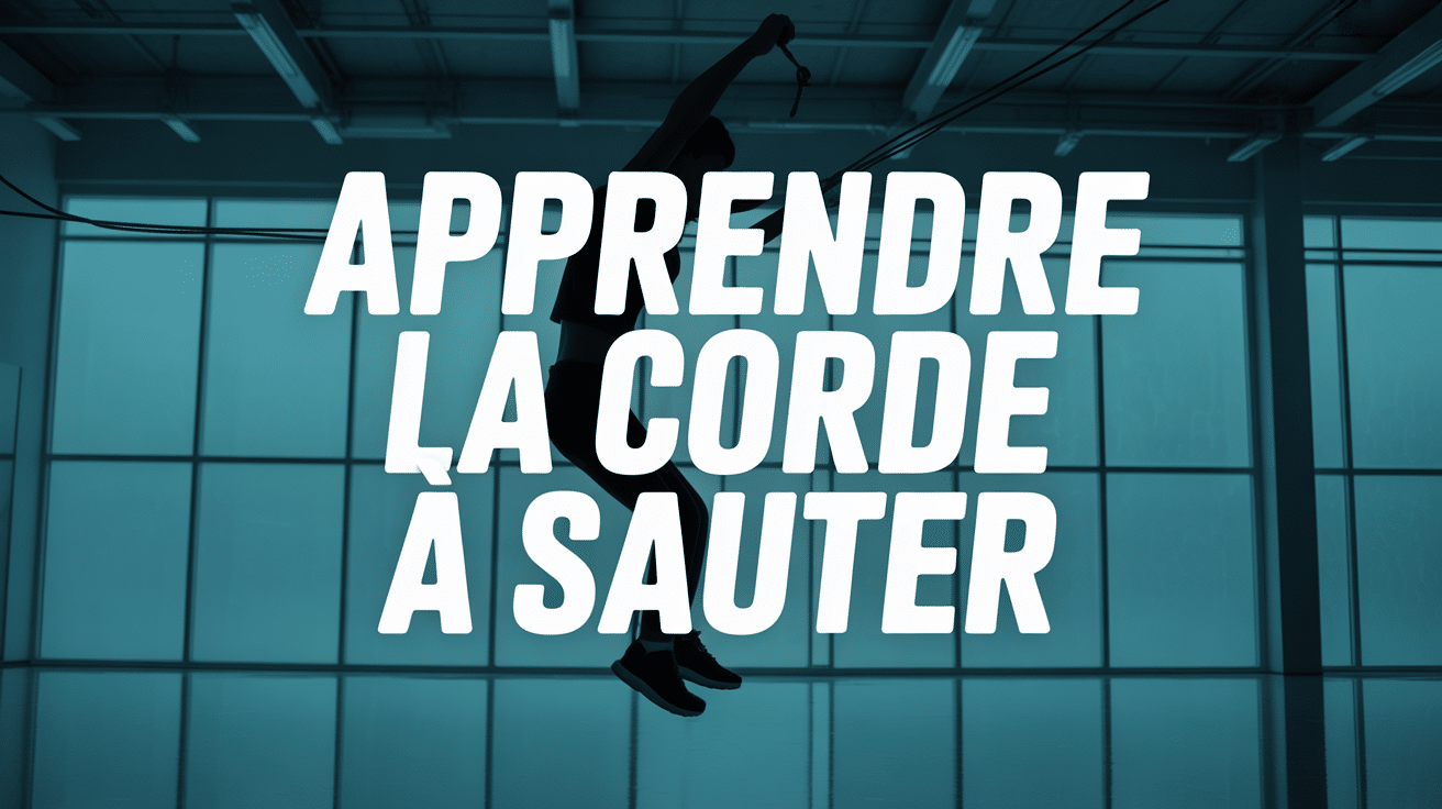 comment faire de la corde à sauter personne silhouette dynamique
