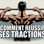 comment faire des tractions homme musclé à la barre