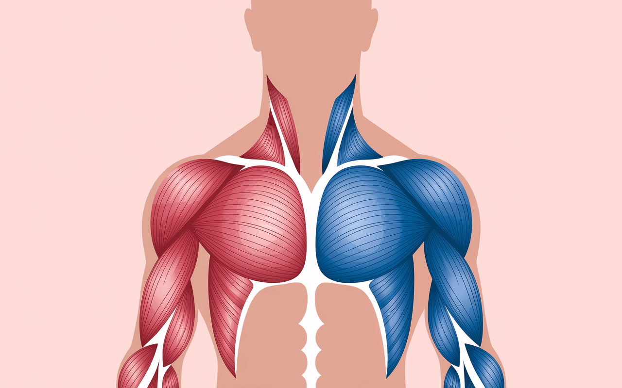 comment travailler le haut des pecs fibres claviculaire illustration