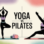 Difference entre yoga et pilate femme postures comparées