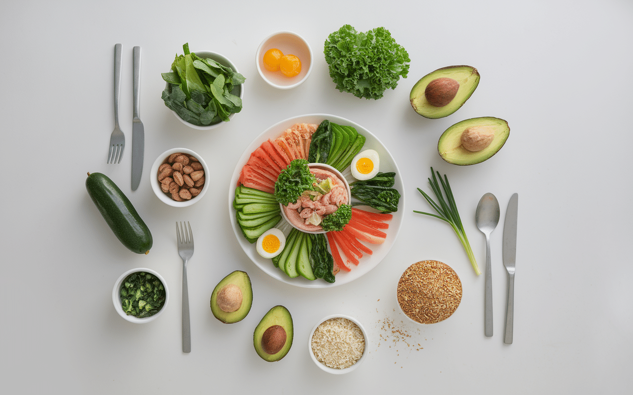 aliments eliminer les graisse du ventre assiette saine