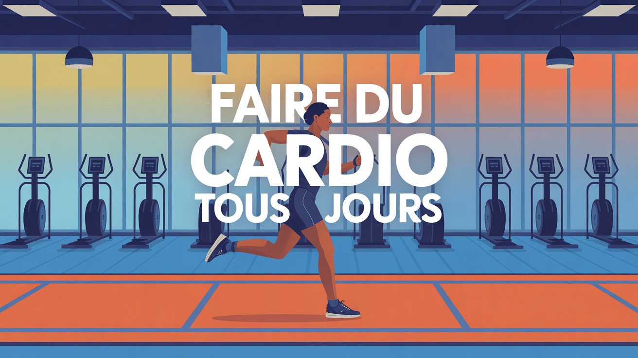 Faire du cardio tous les jours illustration salle de sport