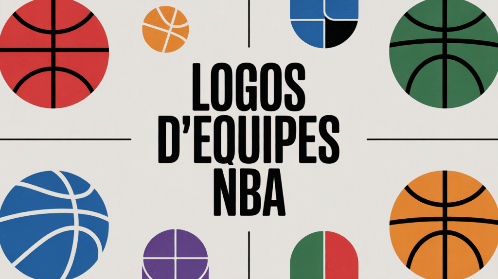 logo equipes nba moderne cercle boucliers