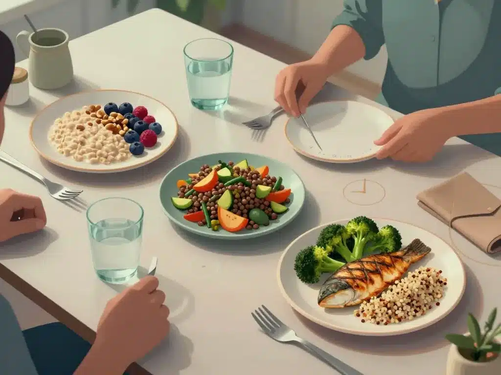 tableau des indices glycemiques des aliments exemples repas petit dejeuner dejeuner diner