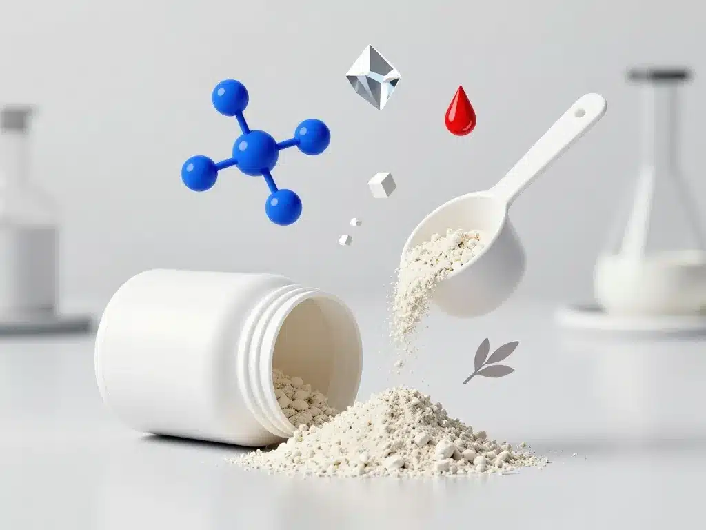 The Curse pre workout tub poudre et symboles d’ingrédients