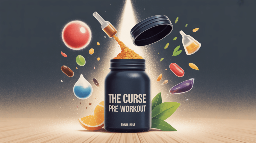 The Curse pre workout pot ouvert et molécules ingrédients