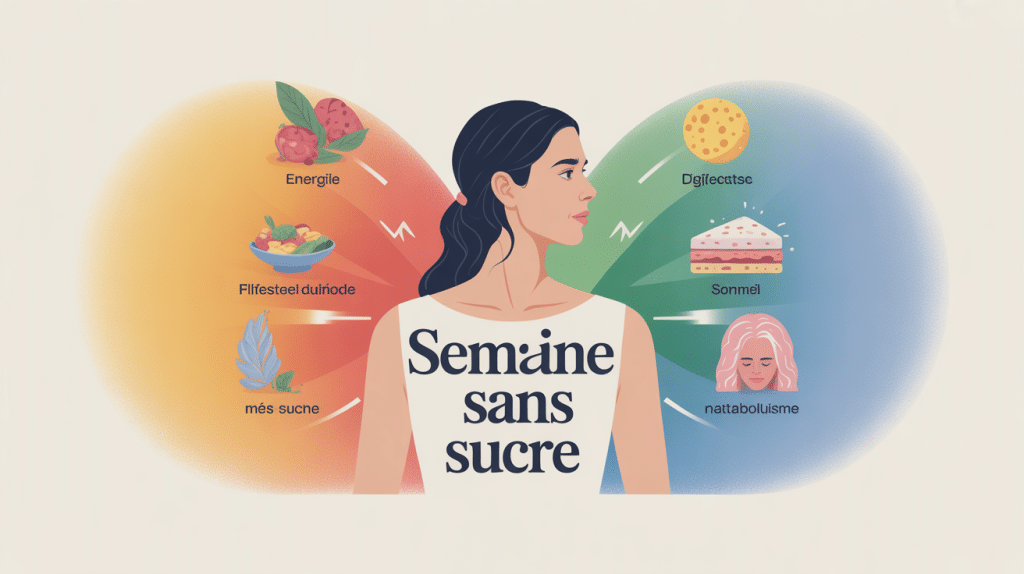 une semaine sans sucre resultat silhouette métabolisme visuel