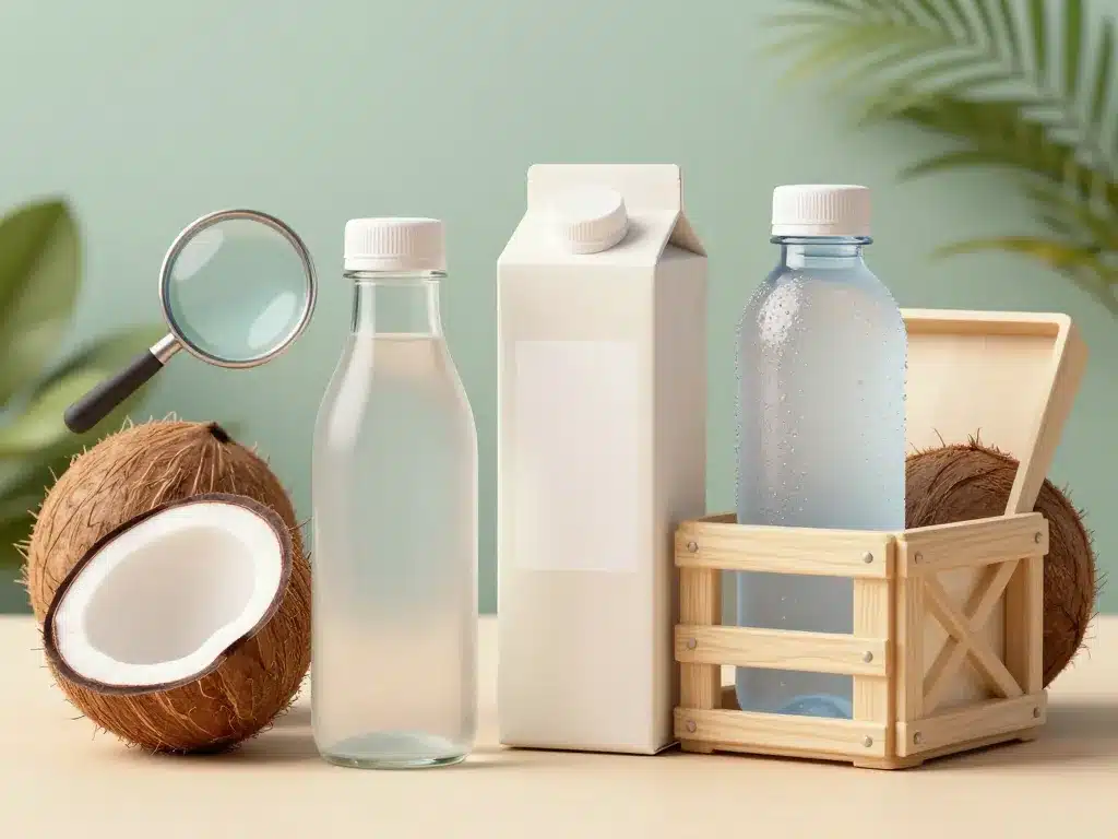 Vertu de l eau de coco choisir qualité produit