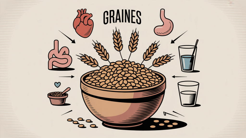 Visuel central des vertus des graines de lin