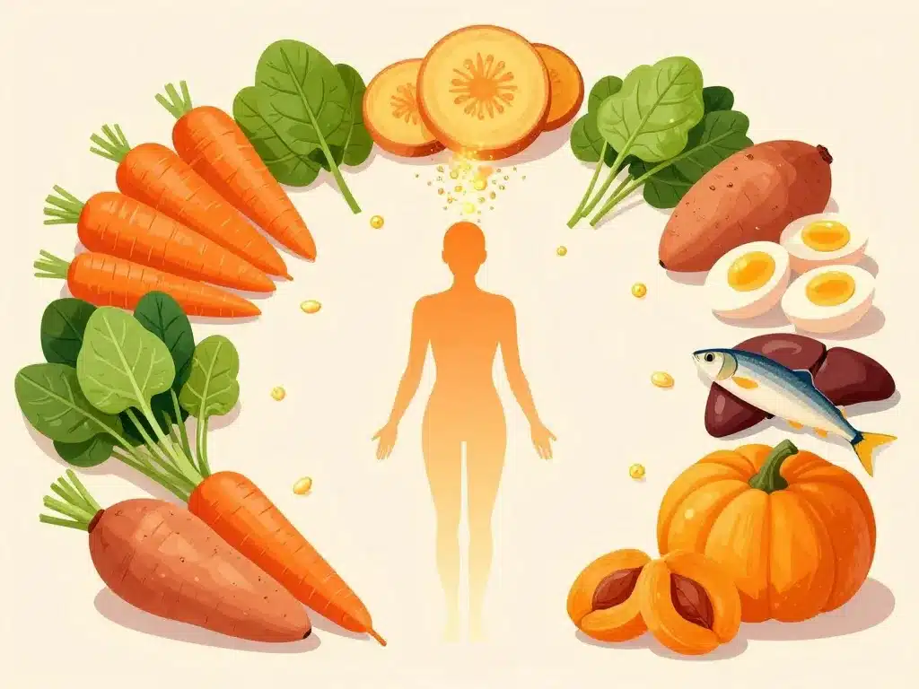 vitamine a et peau aliments riches en bêta-carotène
