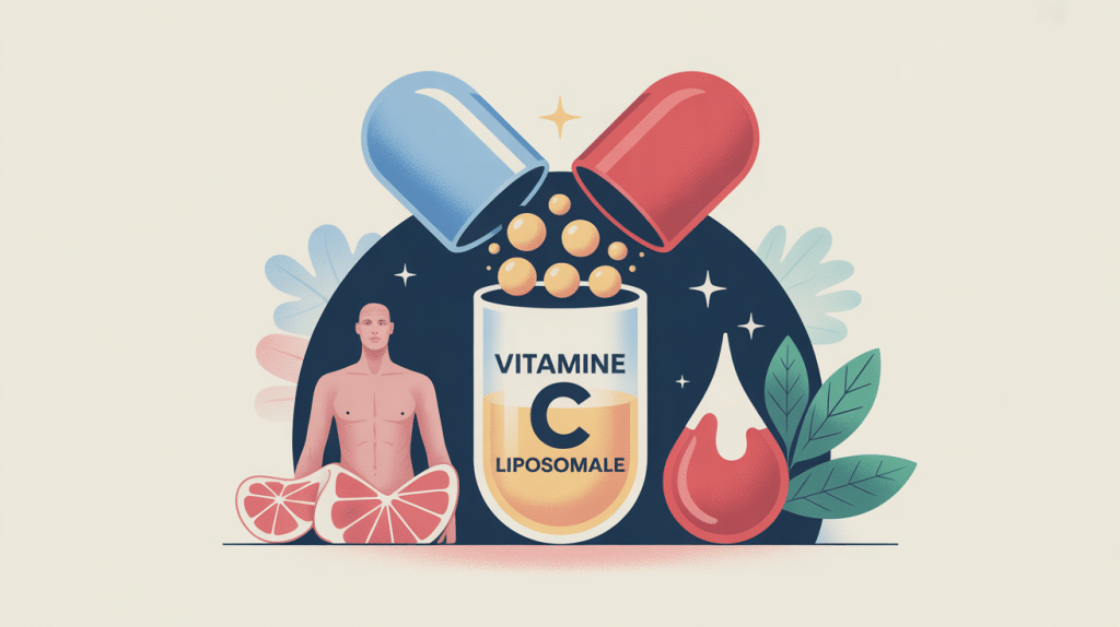 vitamine c liposomale effets secondaires illustration capsule liposomale et organes