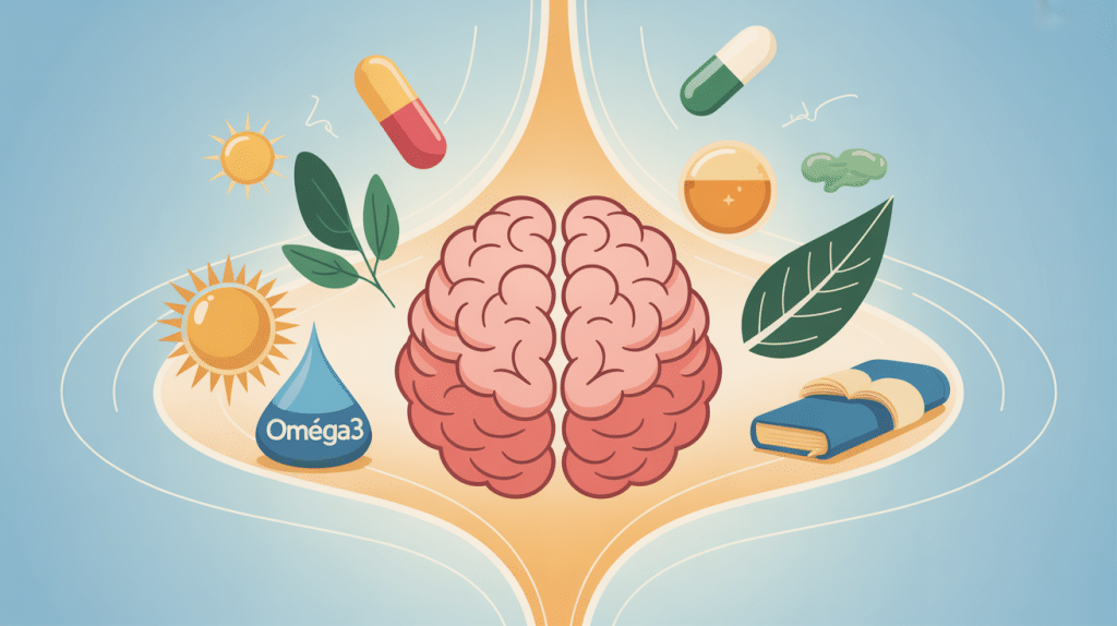 vitamine pour concentration memoire cerveau lifestyle oméga3 vitamine D