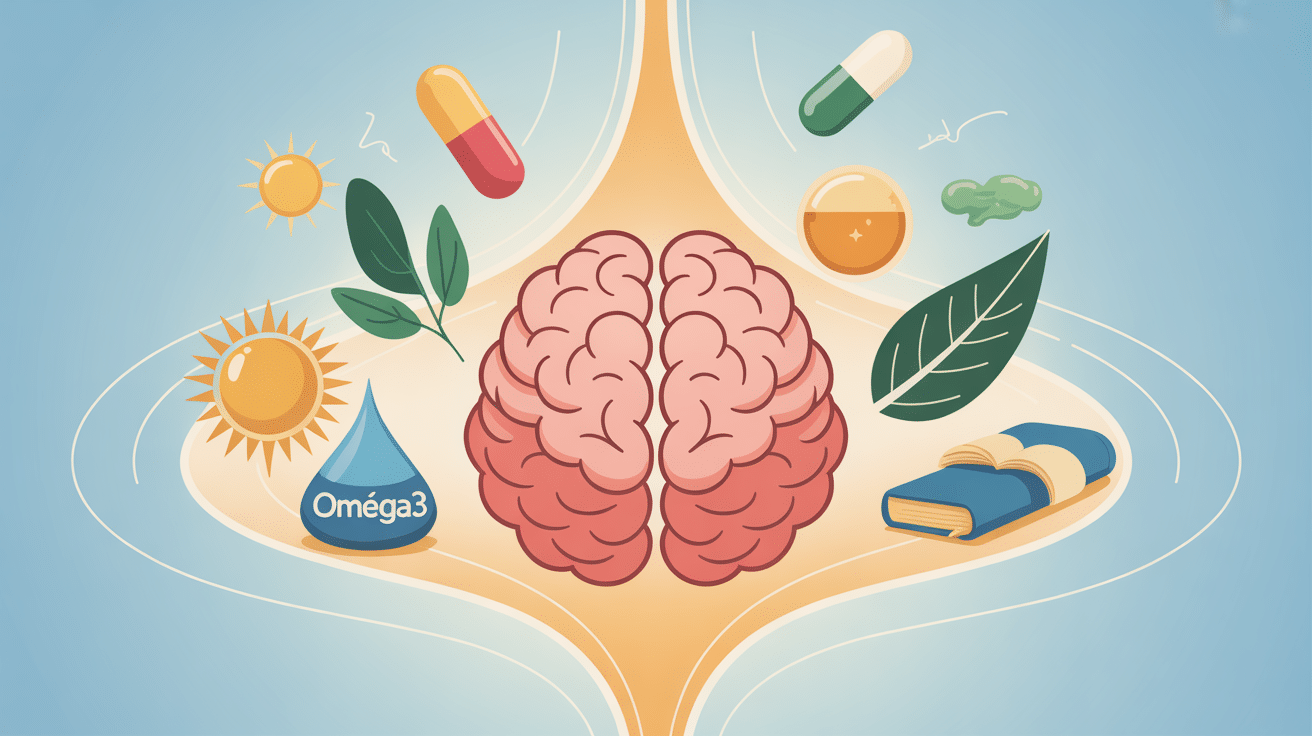 vitamine pour concentration memoire cerveau lifestyle oméga3 vitamine D