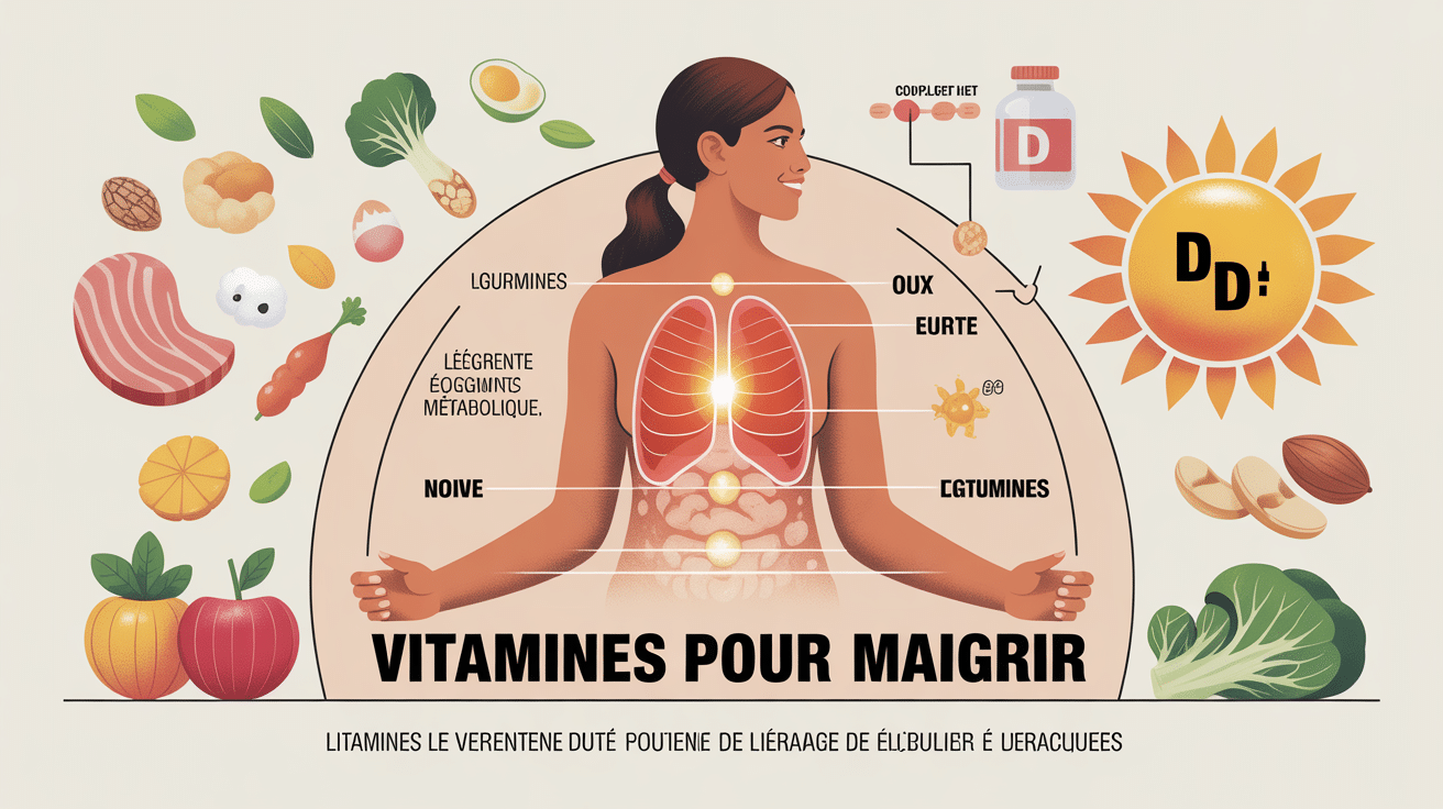vitamine pour perdre du poids illustration métabolisme et énergie