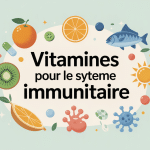 Illustration vitamines pour le systeme immunitaire