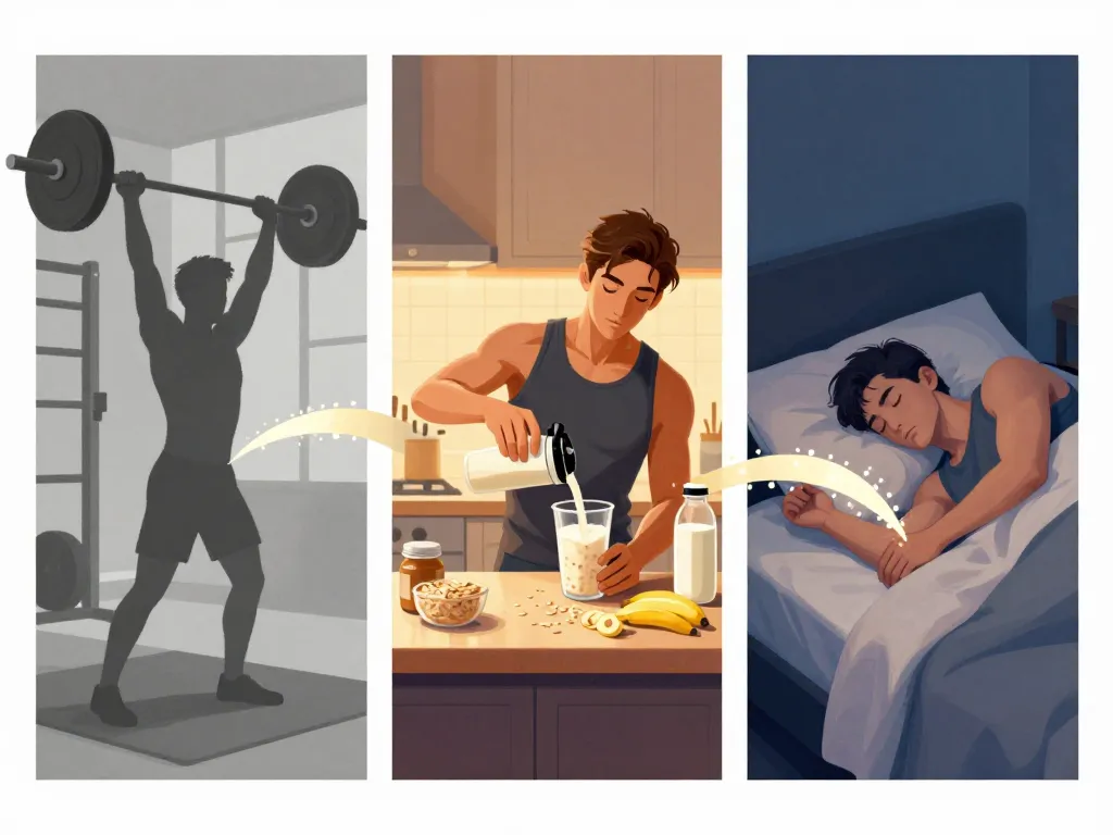 whey prise de masse entraînement shake récupération