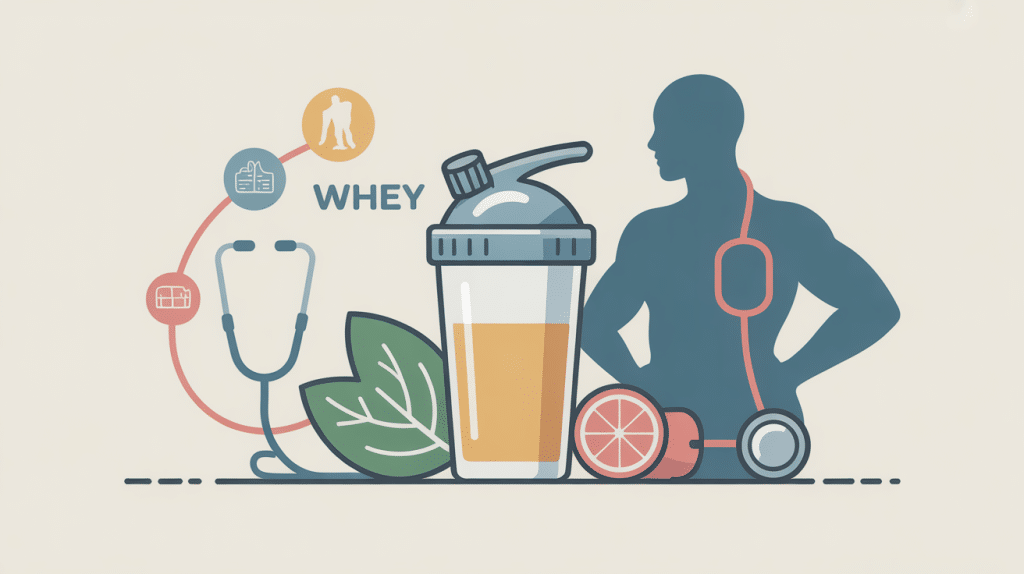 whey proteine avis medical synthese visuelle image principale