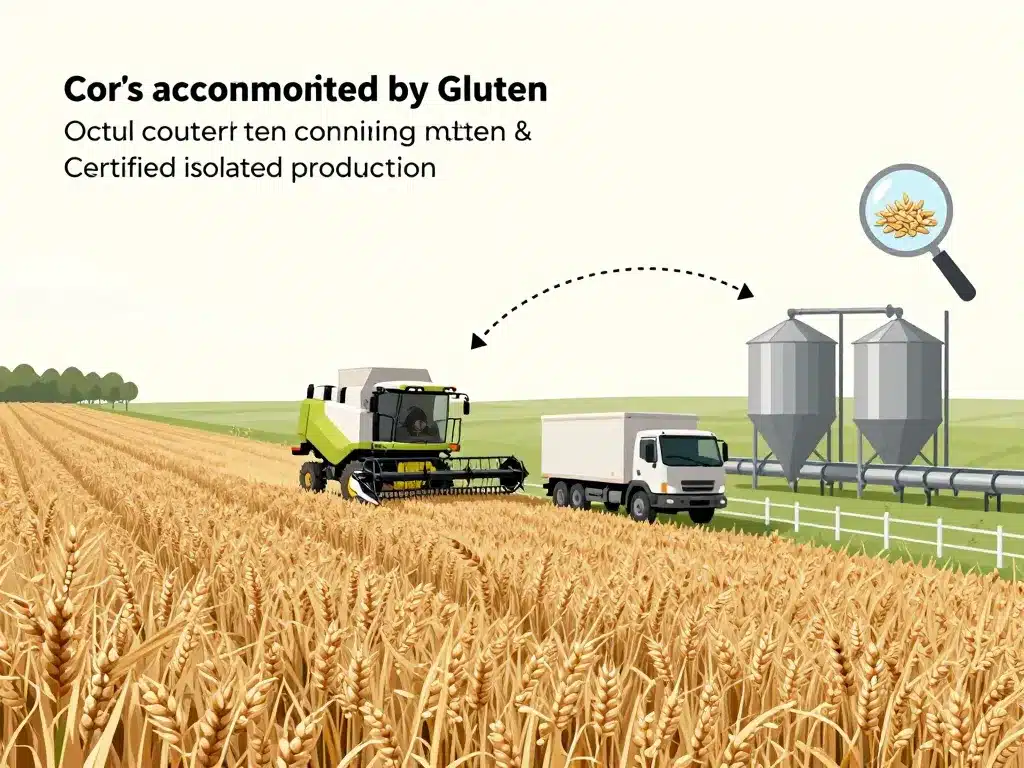 y a t il du gluten dans l avoine diagramme contamination