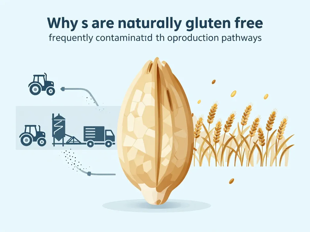 ya t il du gluten dans les flocon d avoine diagramme contamination champs machines