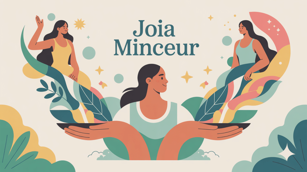 joia minceur avis illustration vectorielle balance transformation