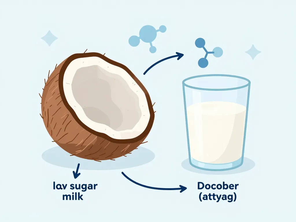 schéma lait de coco et diabete impact glycémie