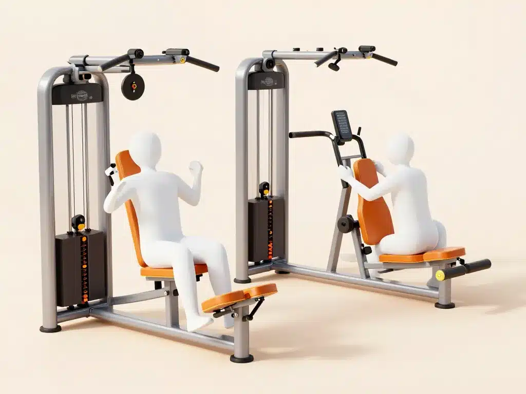 machine salle de sport fessier appareils musculation