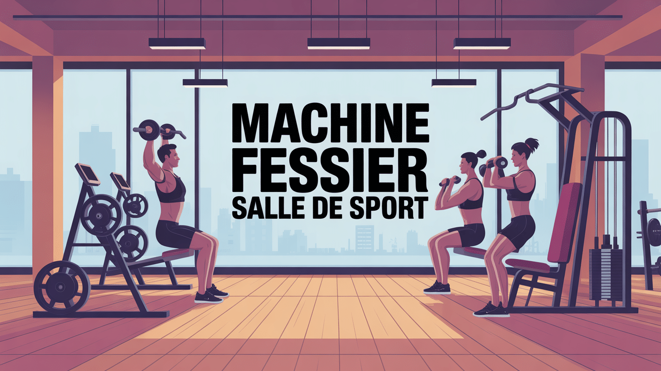 machine salle de sport fessier vue globale