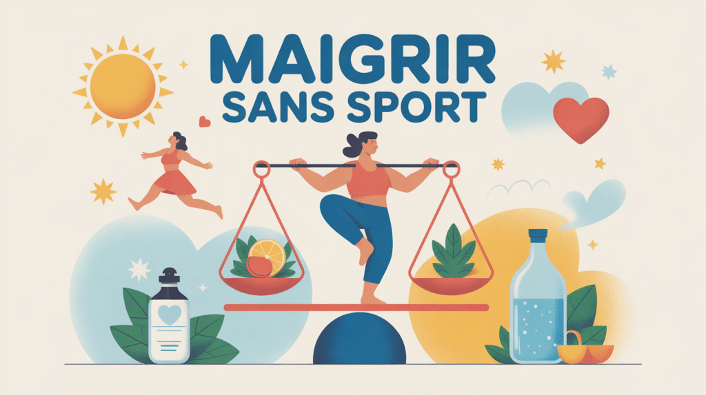 maigrir sans sport savoirmaigrir.fr illustration bien-être