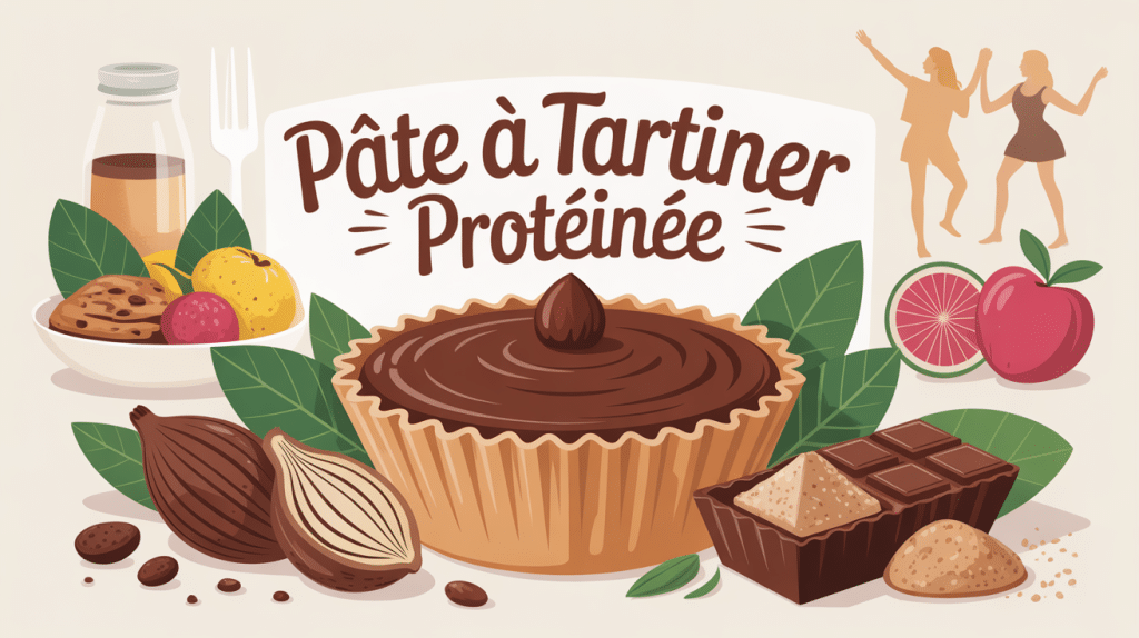 pâte a tartiner proteinee pot ouvert ingrédients naturels