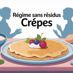 peut on manger des crêpes dans un regime sans residus image principale