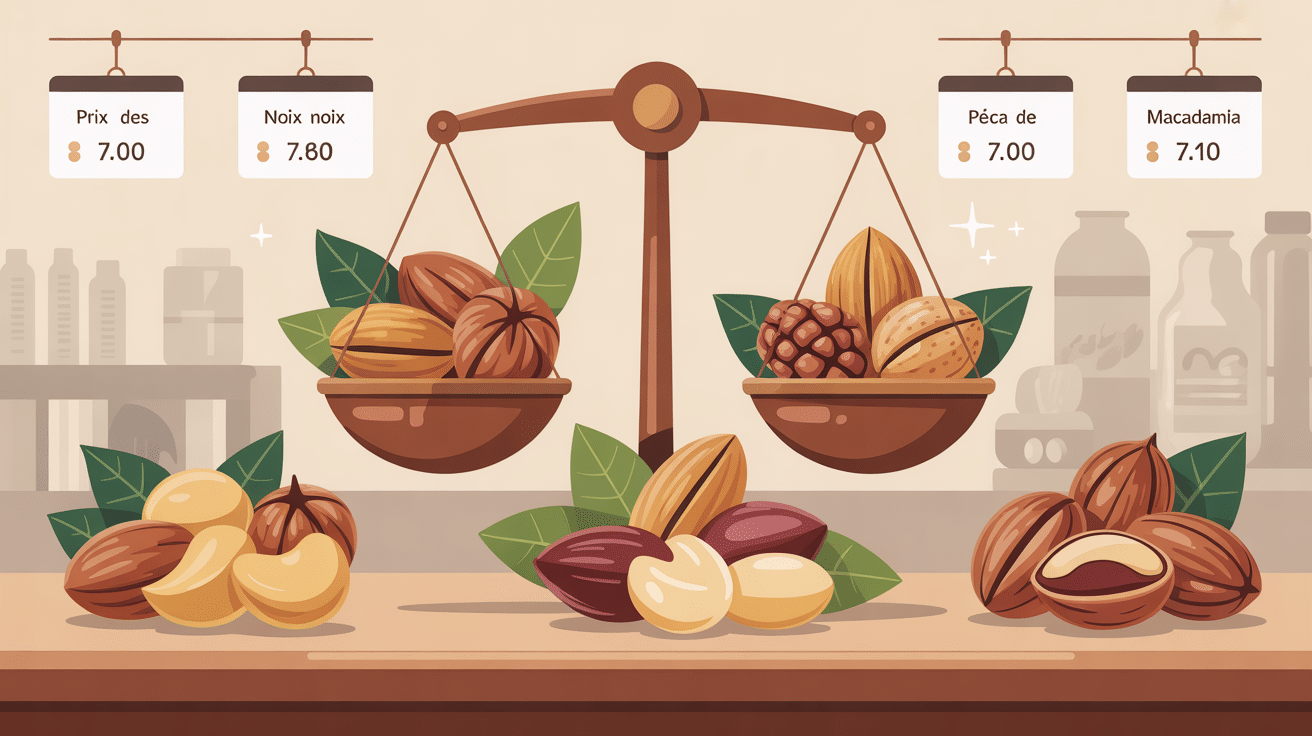 illustration variétés de noix prix des noix au kilo