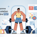 programme musculation haltere pdf illustration planning haltère