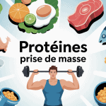 proteine musculation pour prise de masse visuel aliments et poudre