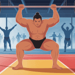 illustration technique souleve de terre sumo en salle