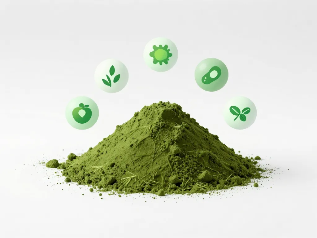 spiruline en poudre bio composition protéines fer antioxydant