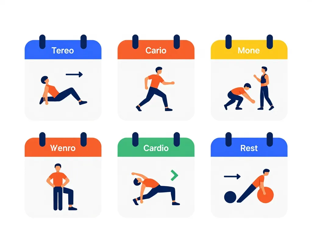 3 mois de sport avant apres planning entraînement visuel