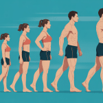 3 mois de sport avant apres silhouette transformation illustration