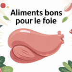 illustration aliment bon pour le foie et santé hépatique