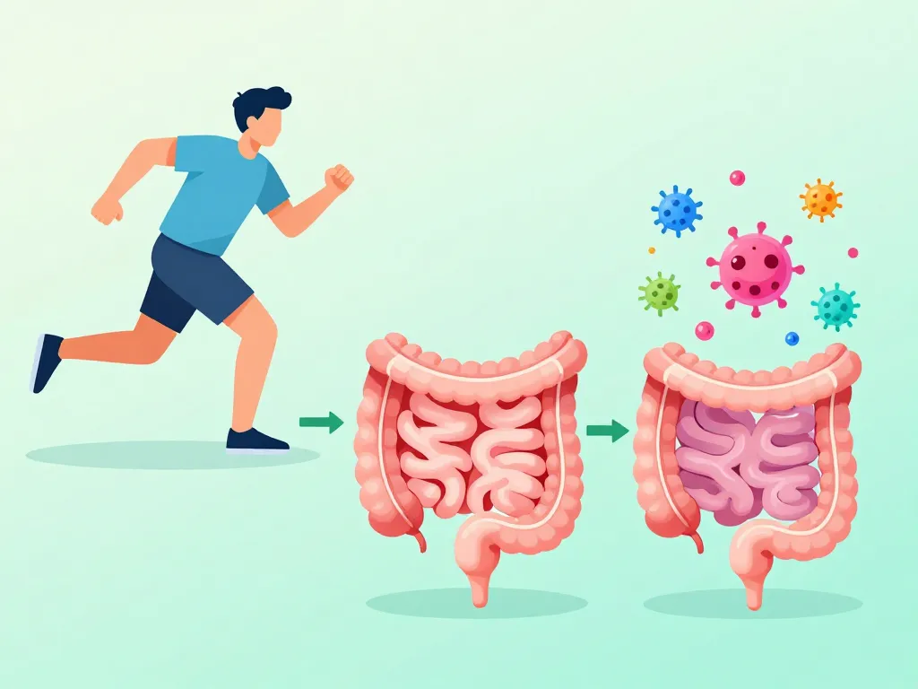 Illustration amino acid L glutamine pour intestin immunité sport