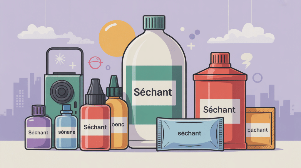 c est quoi un sechant illustration usages principaux