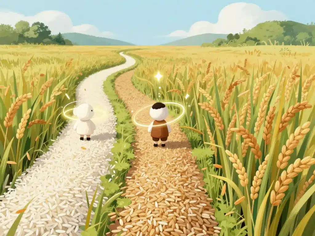 Calories dans le riz blanc complet sauvage santé