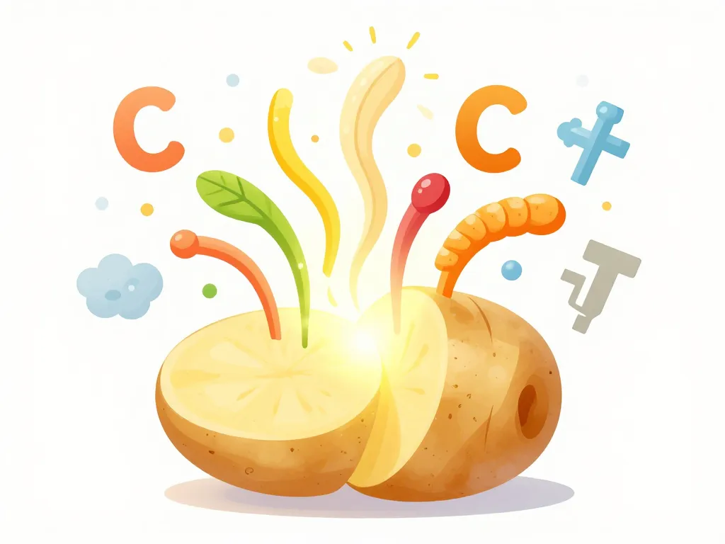 Nutriments et bienfaits santé calories une pomme de terre