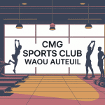 cmg sports club waou auteuil illustration ambiance premium moderne