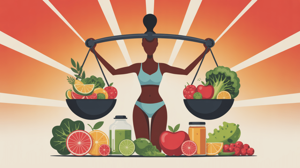 illustration perte de poids saine combien de calories par jour pour maigrir