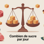 combien de sucre par jour image balance cubes sucre