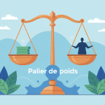 Combien de temps dure la stagnation du poids balance figée et patience