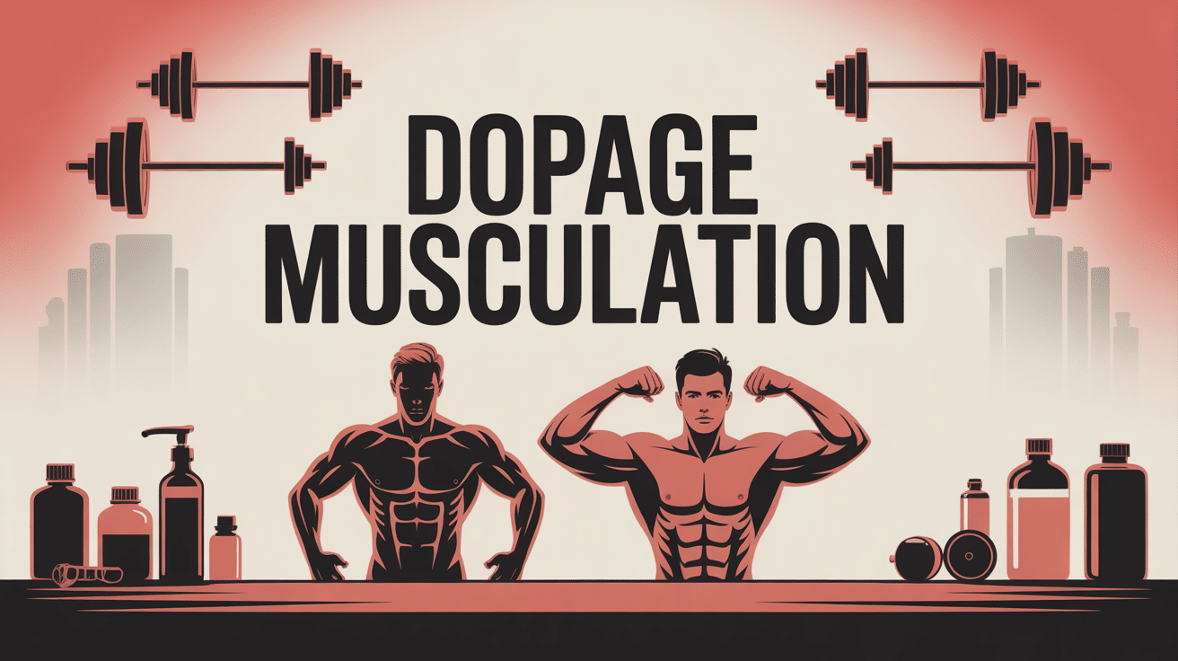 dopage pour la musculation visuel central athlète naturel vs dopé