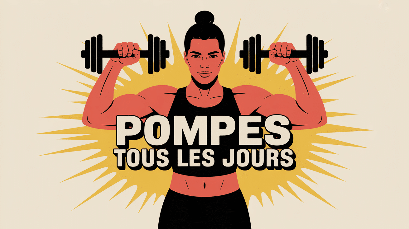 illustration faire des pompes tous les jours bénéfices et organisation